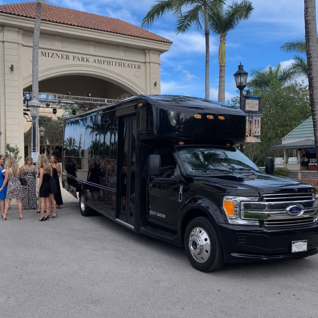 Rent a Bus to Mizner Park Amphitheater