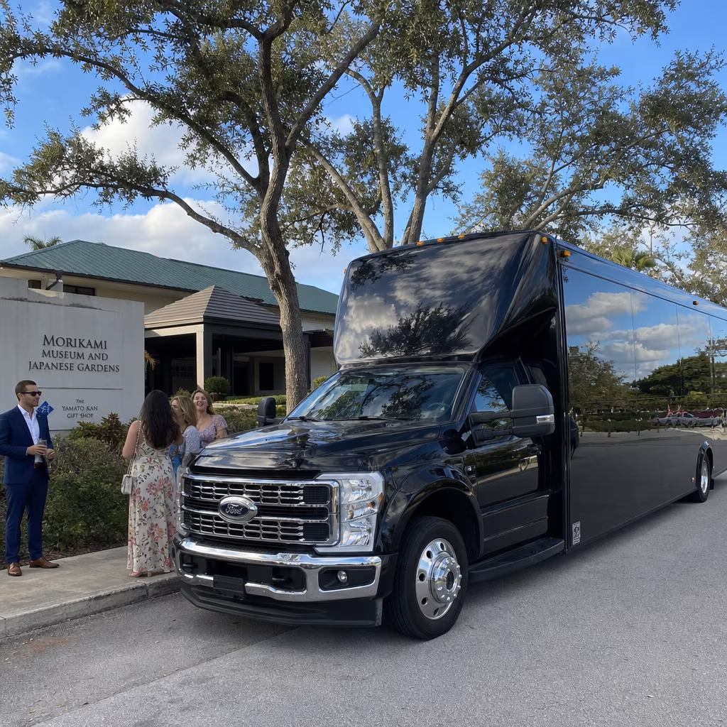 Rent a Bus to the Morikami Museum and Japanese Gardens