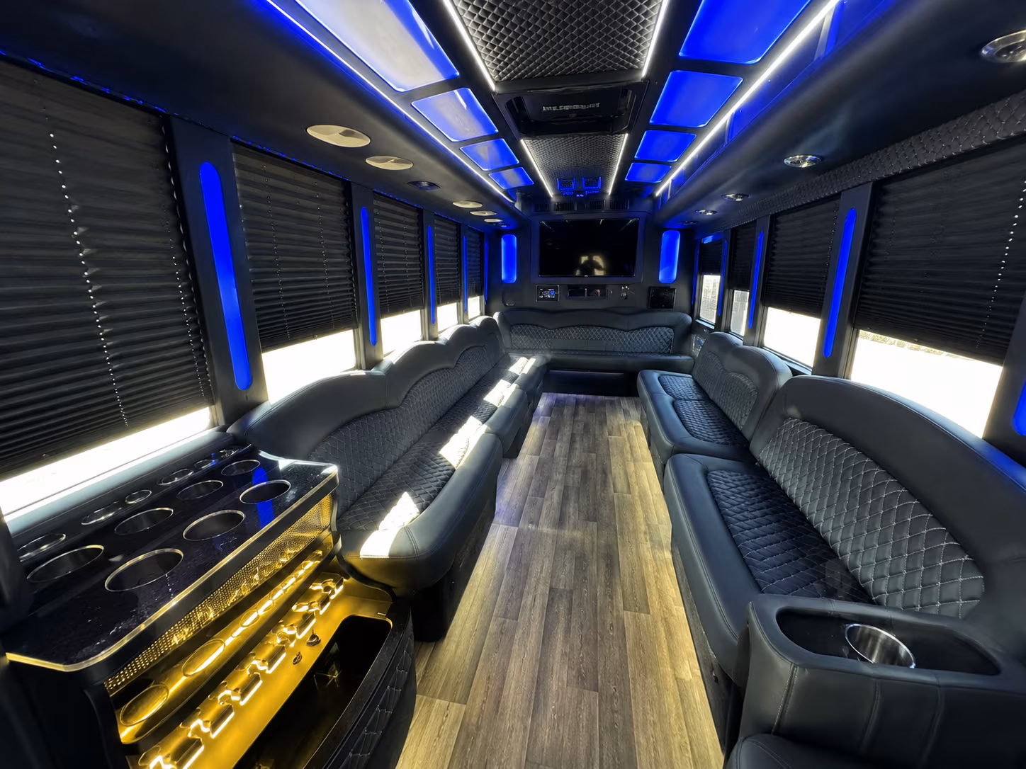 Delray Beach Concert & Music Festival Transportation party bus exterior