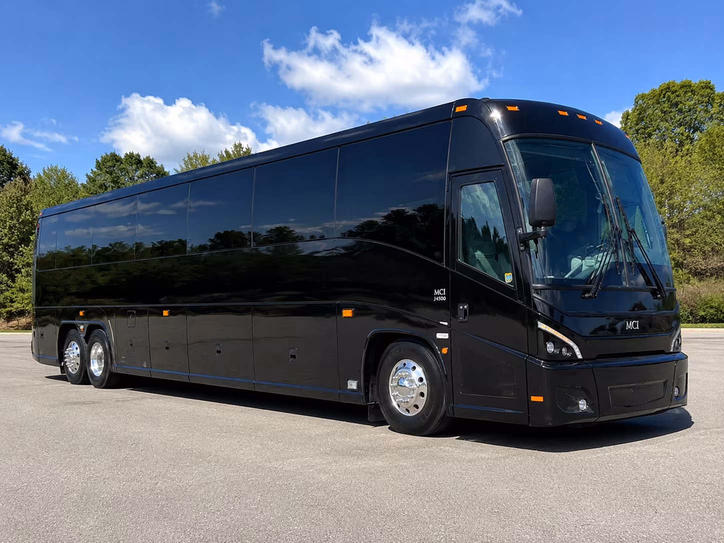 Delray Beach Corporate Transportation party bus exterior