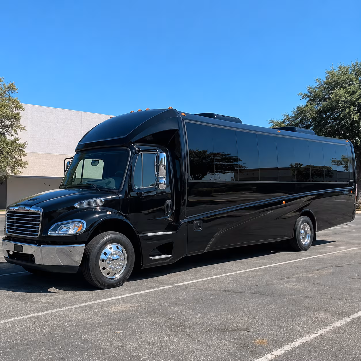 Delray Beach Corporate Transportation party bus interior