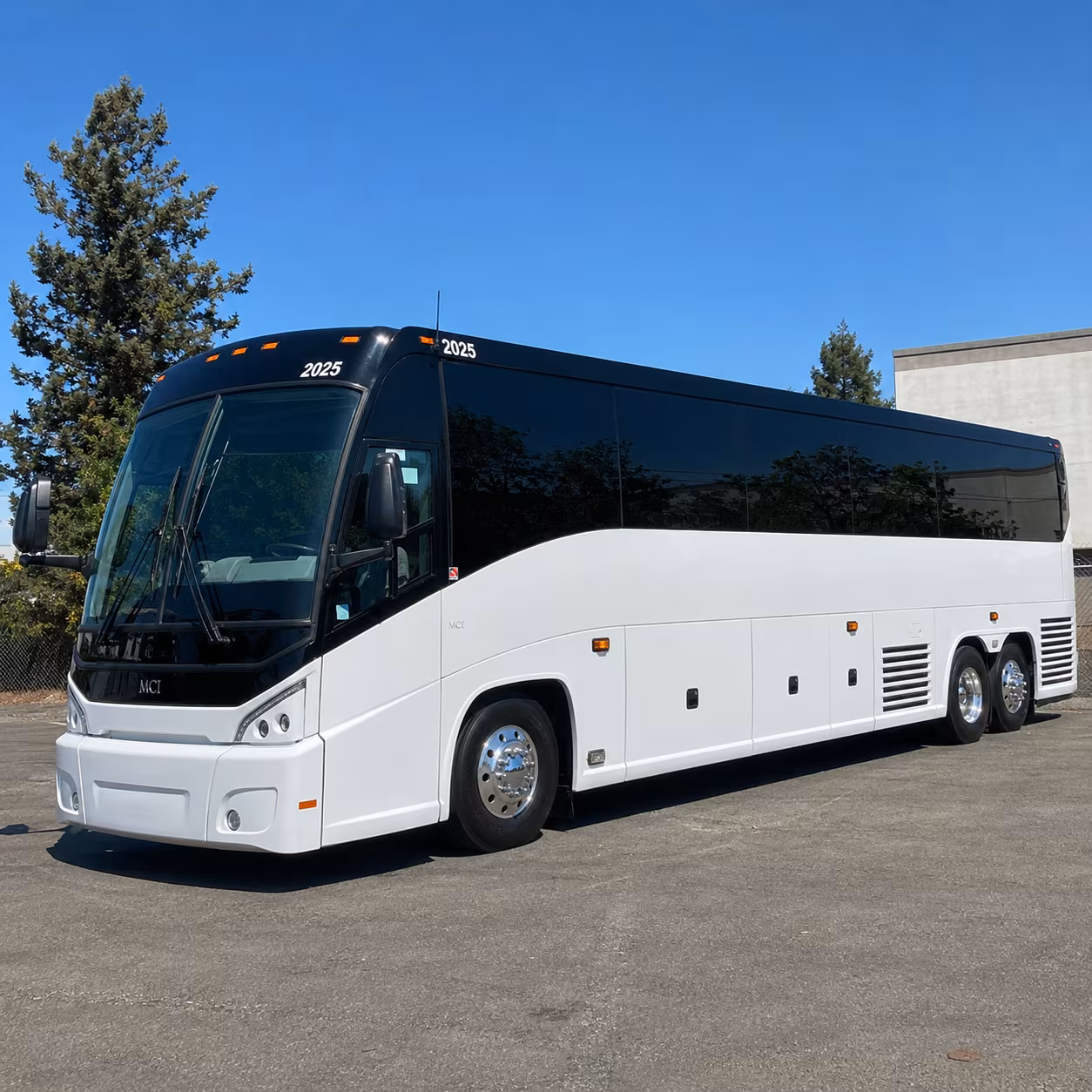 Delray Beach Corporate Transportation party bus exterior