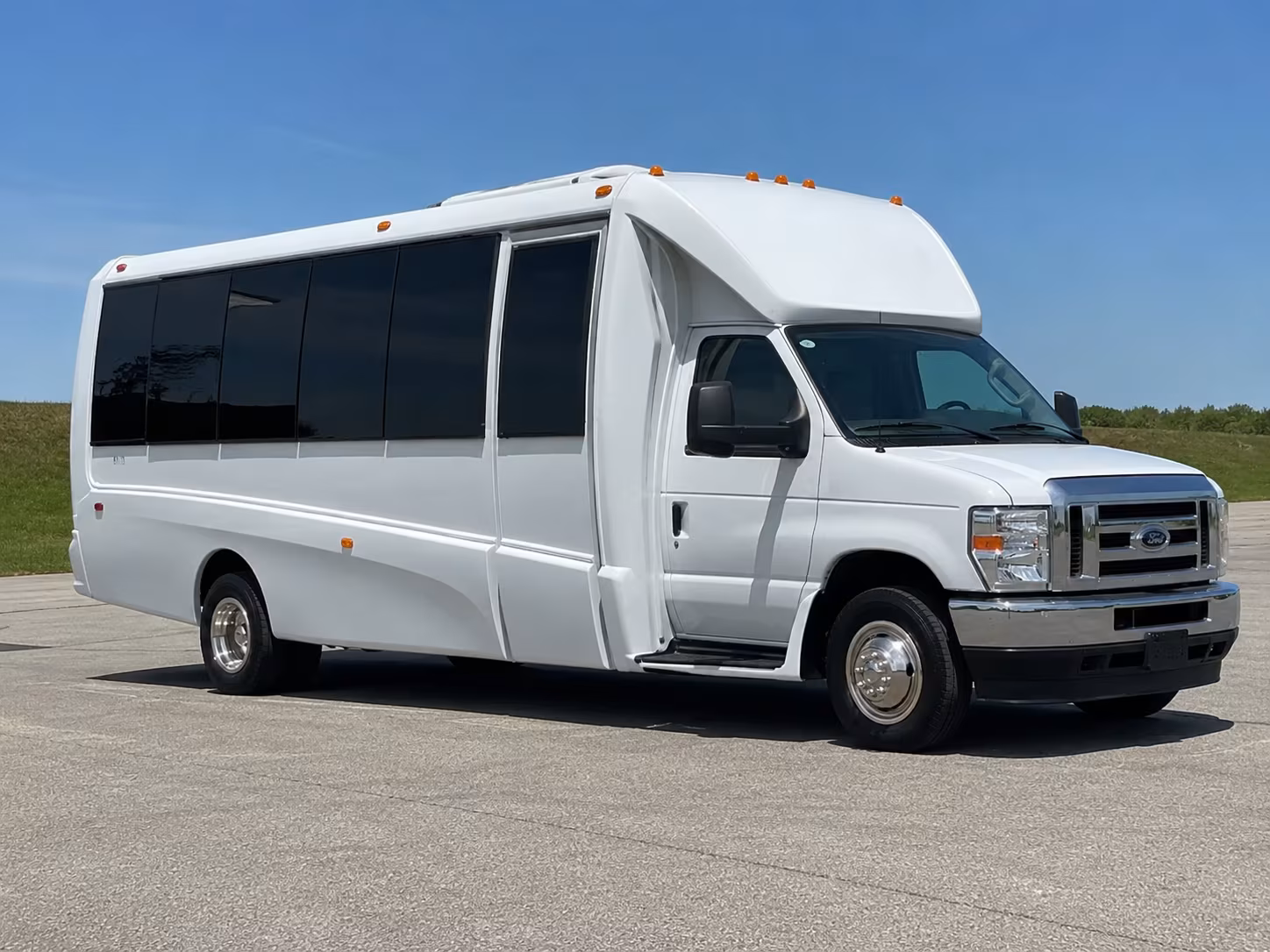 Delray Beach Private Event Transportation party bus exterior