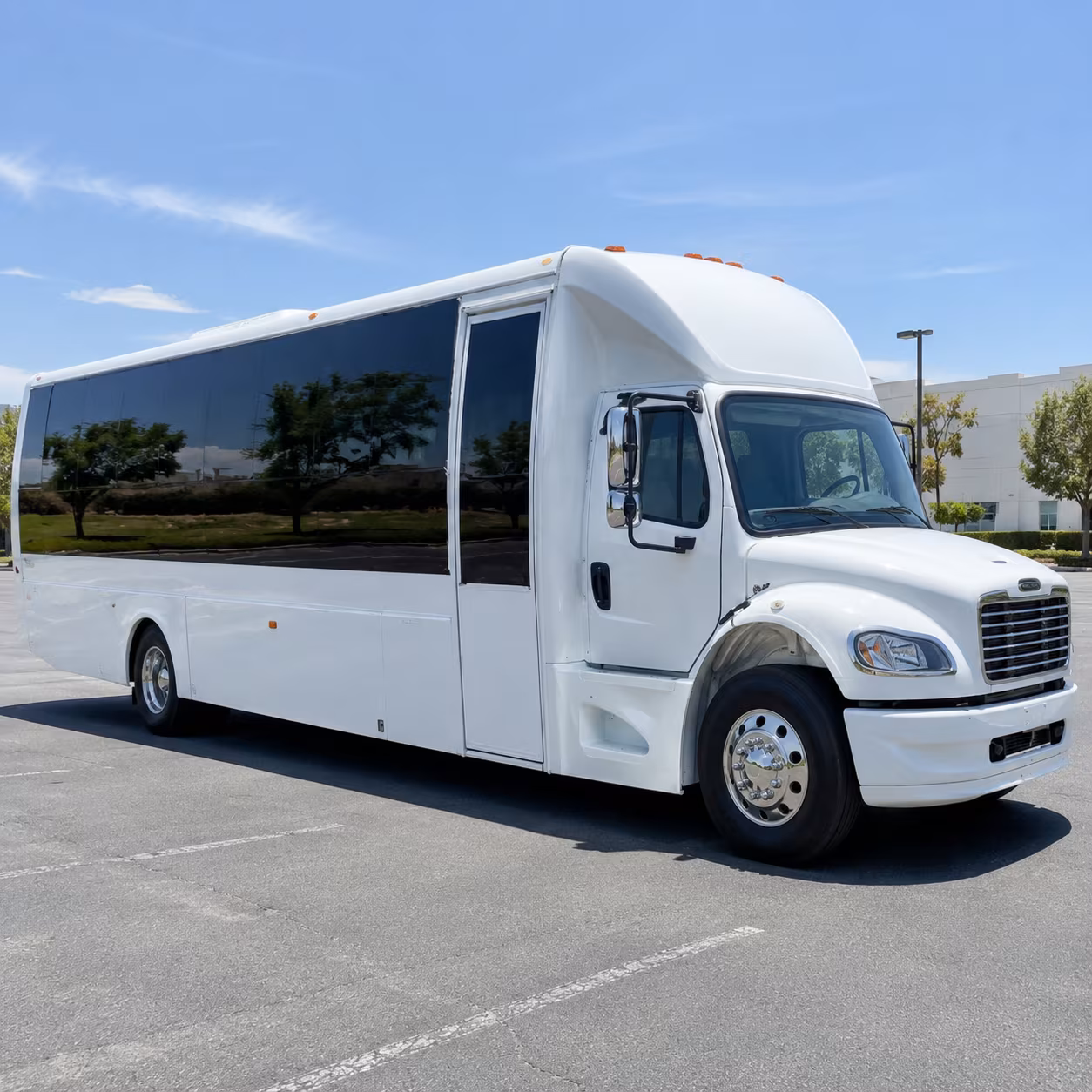 Delray Beach Private Event Transportation party bus exterior