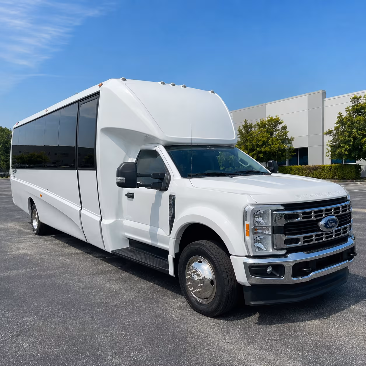 Delray Beach School Event Transportation party bus exterior