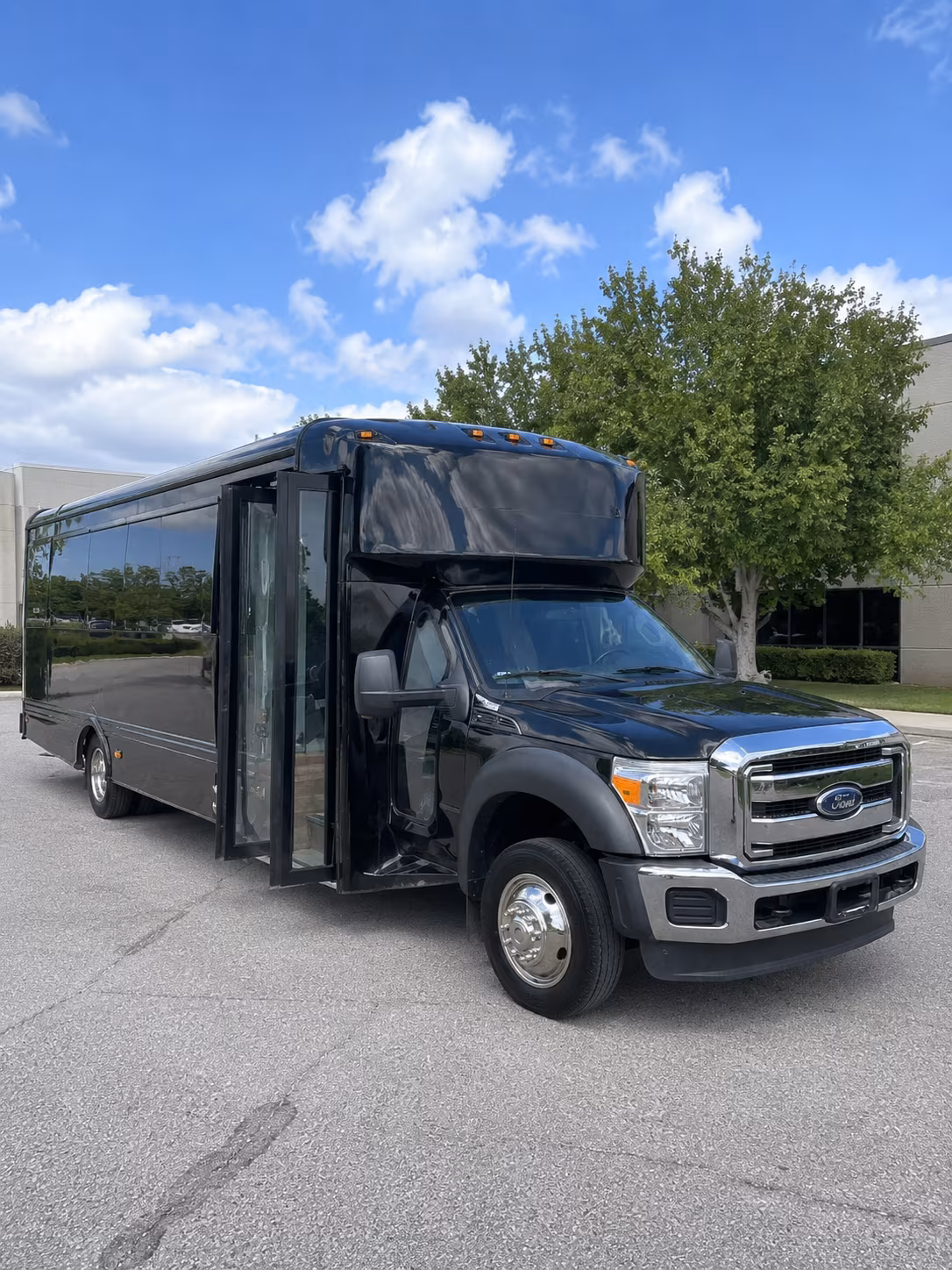 Delray Beach Sporting Event Transportation party bus exterior