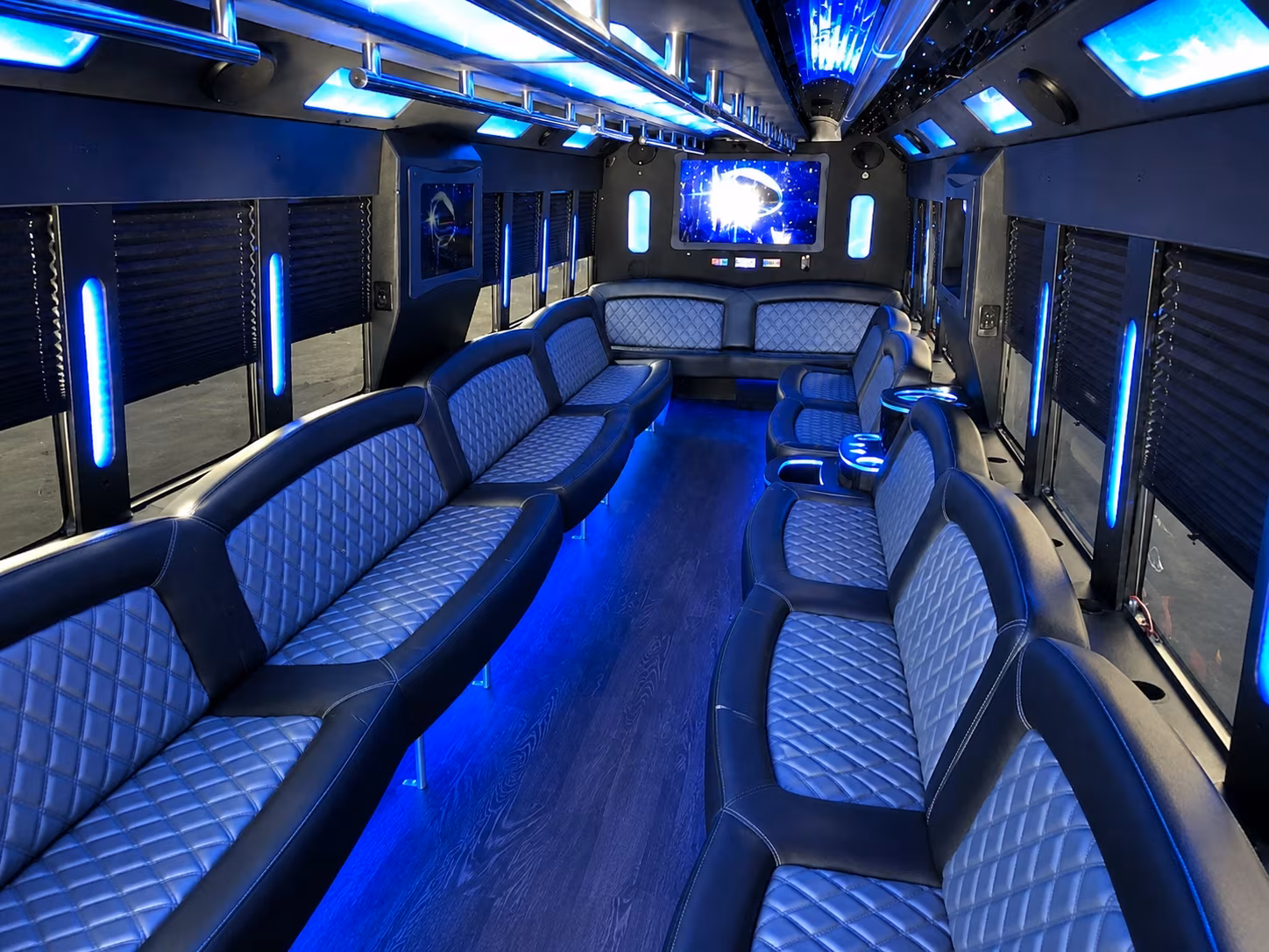 Delray Beach Sporting Event Transportation onboard seating