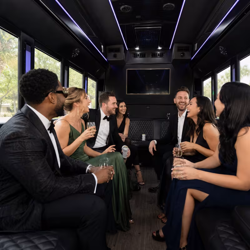 Delray Beach Prom & Homecoming Transportation fleet vehicle