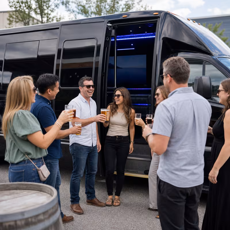 Delray Beach Winery & Brewery Tour Transportation fleet vehicle
